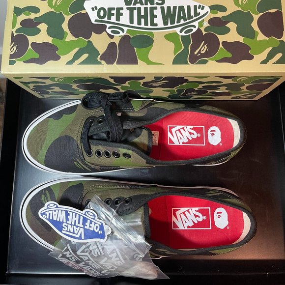 Bape Other - Vans x BAPE First Camo - Authentic 44 DX MEN'S 9 WOMEN'S 10.5 - Streetwear BAPE